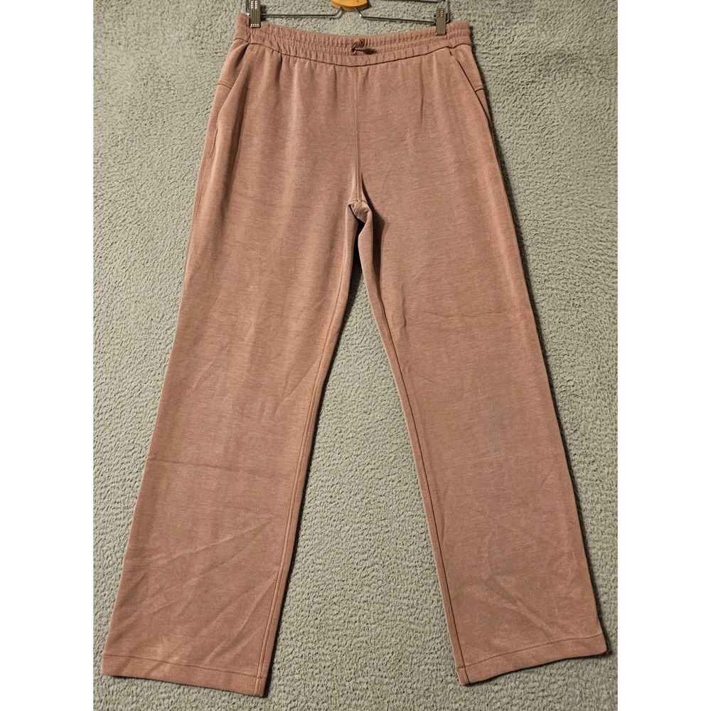 Lululemon Womens Softstreme High Rise Wide Leg Lounge Pants Size 10 Pink LW5EGTS